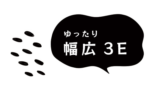 ゆったり幅広3E