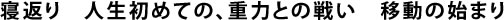 移動の始まり