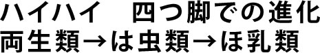 四つ脚での進化